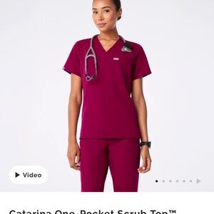 Figs Catarina one pocket scrub top